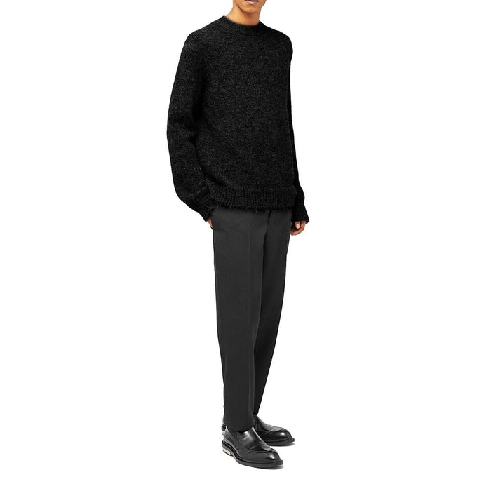 Jil Sander 81% Alpaca sweater in black — view 2