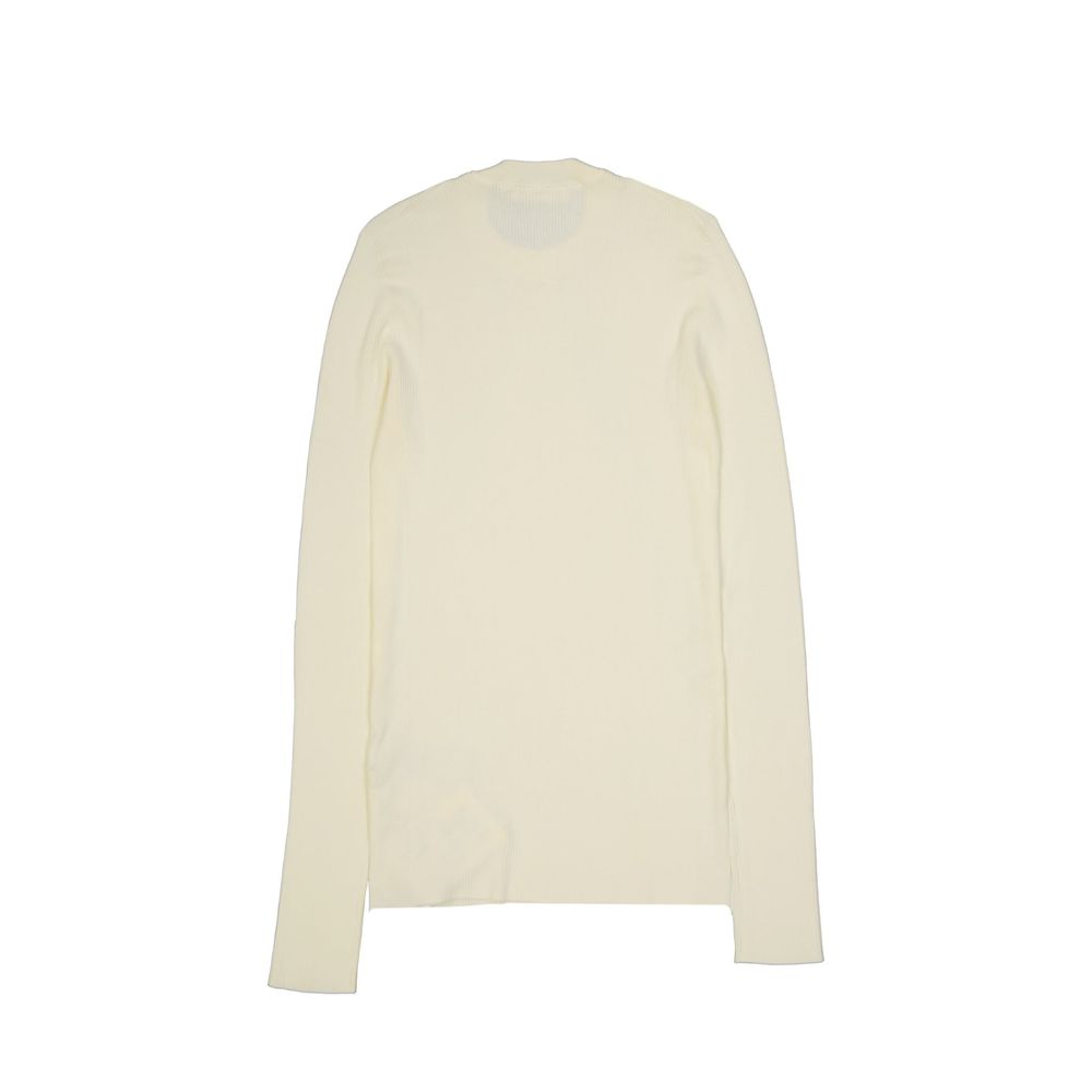 Jil Sander 100% Cotton sweatshirt in white — view 2