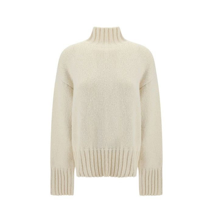 Jil Sander 25% Silk 75% Wool sweater in white