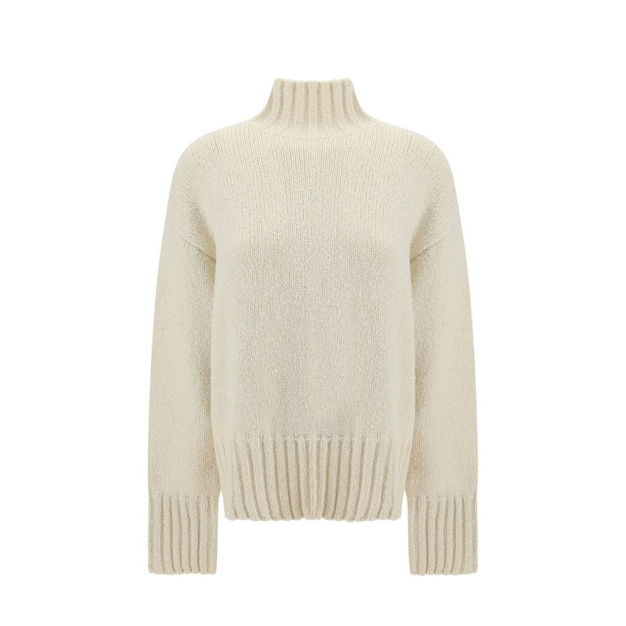 Jil Sander 25% Silk 75% Wool sweater in white