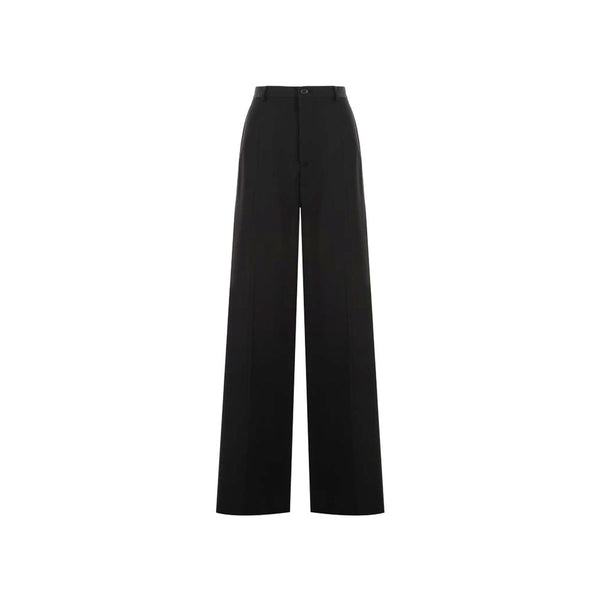 Balenciaga 100% Wool trousers in black