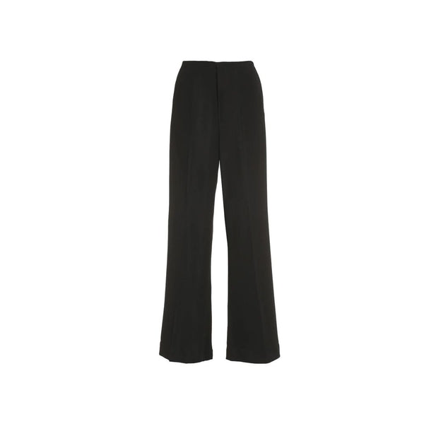 Maison Margiela 89% Viscose trousers in black