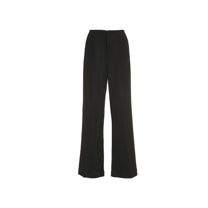 Maison Margiela 89% Viscose trousers in black
