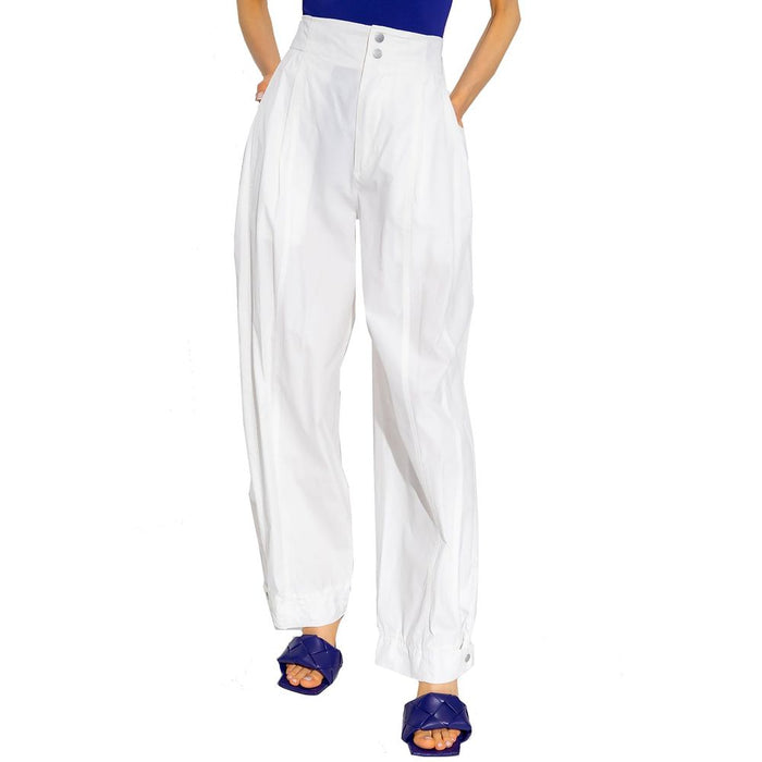 Bottega Veneta 72% Cotton joggers in white — view 2