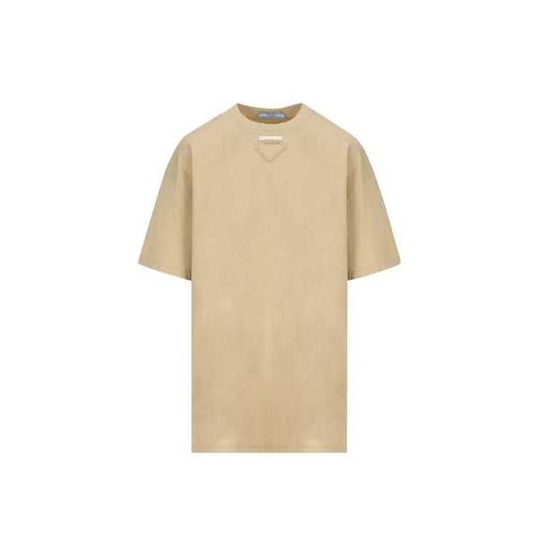 Prada 100% Cotton t-shirt in beige