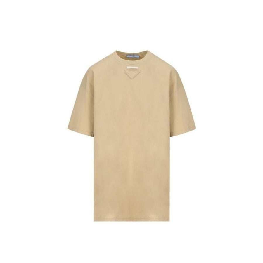 Prada 100% Cotton t-shirt in beige