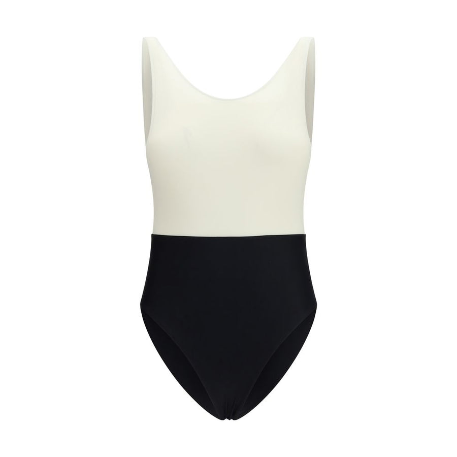 AMI Paris 78% Polyamide one-piece swimsuit in multicolor