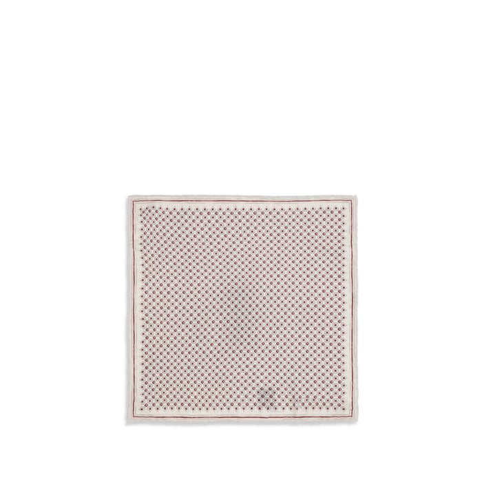 Brunello Cucinelli 100% Silk pocket square in multicolor — view 2