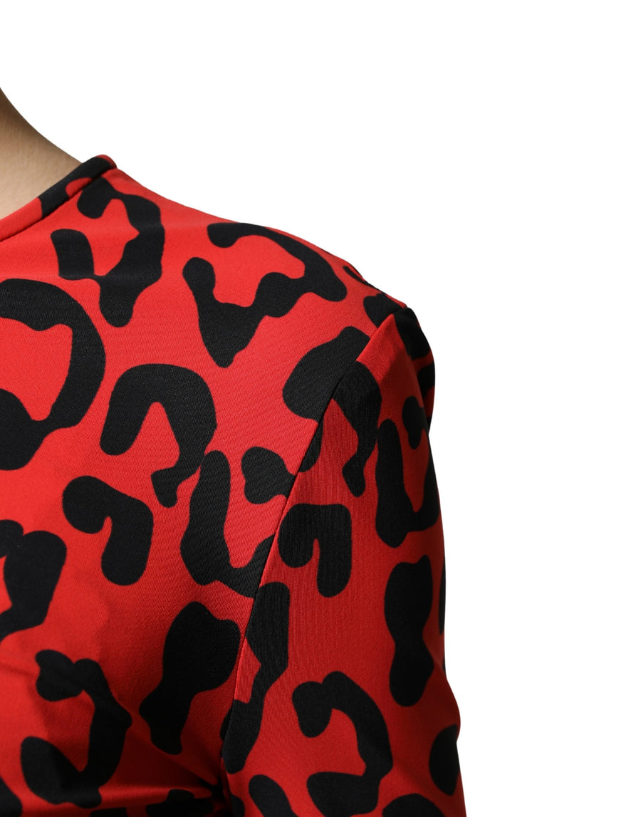 Dolce & Gabbana 71% Nylon dress in red