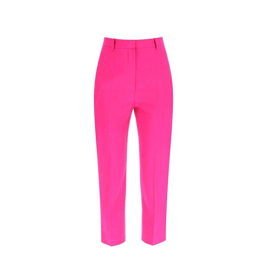 Alexander McQueen 100% wool trousers in pink