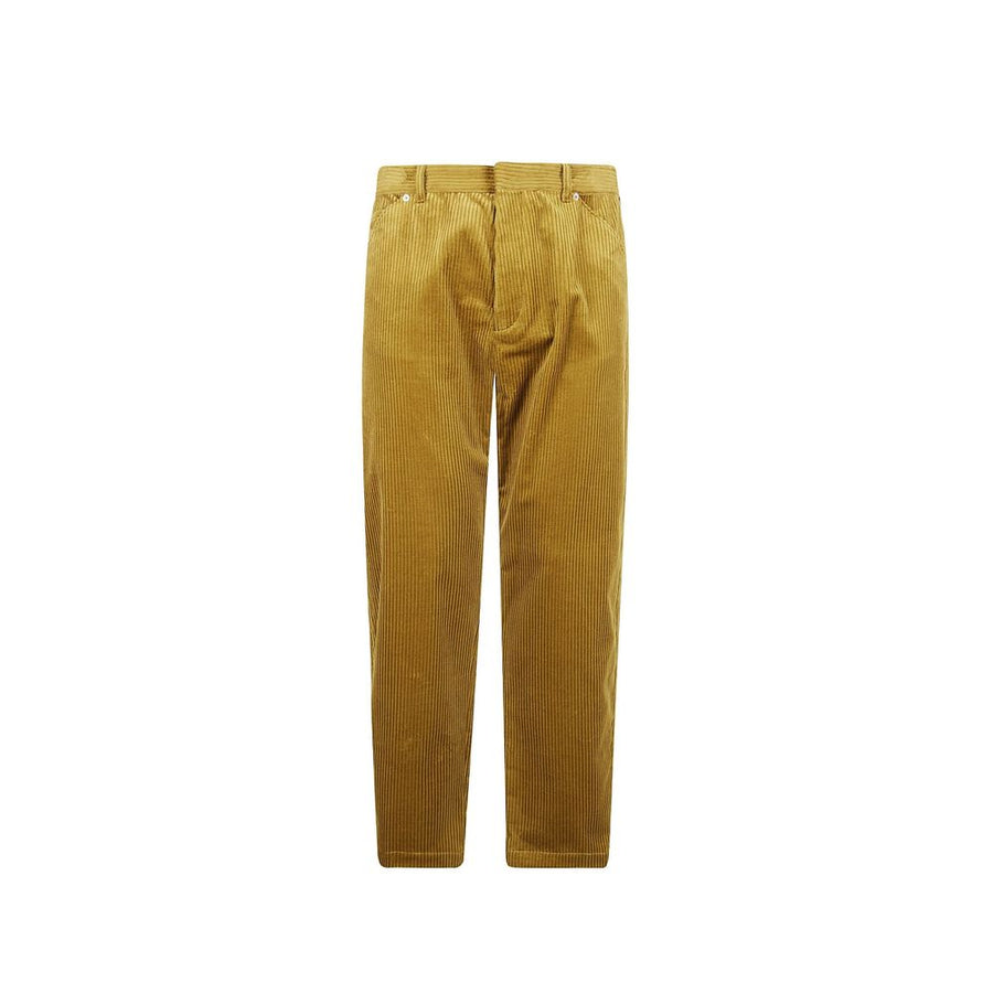 Prada 100% Cotton trousers in gold