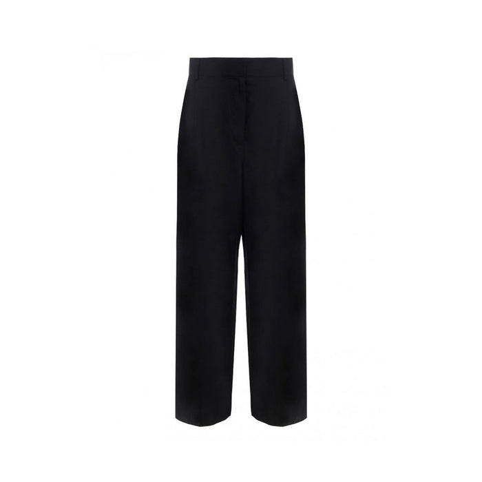 Ferragamo 75% Silk trousers in black