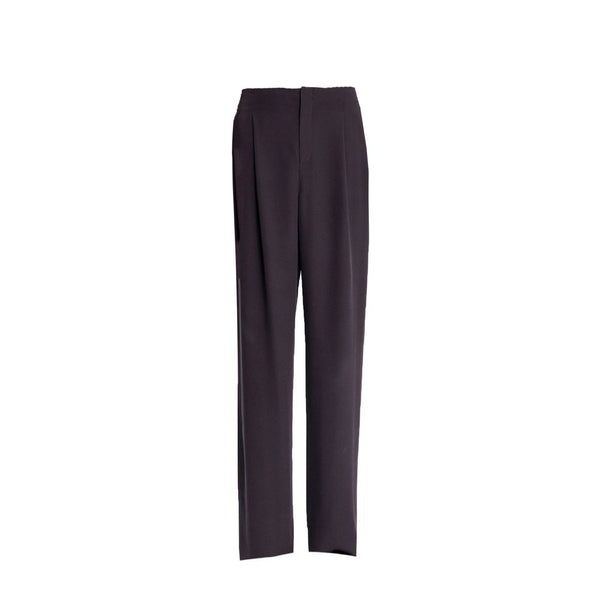 Saint Laurent 100% Silk trousers in brown