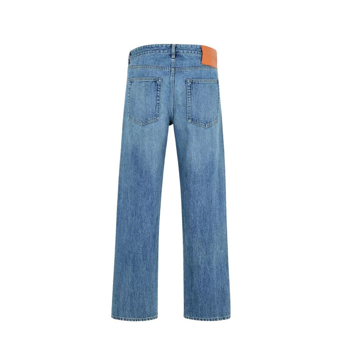 Jil Sander 100% Cotton jeans in blue — view 2