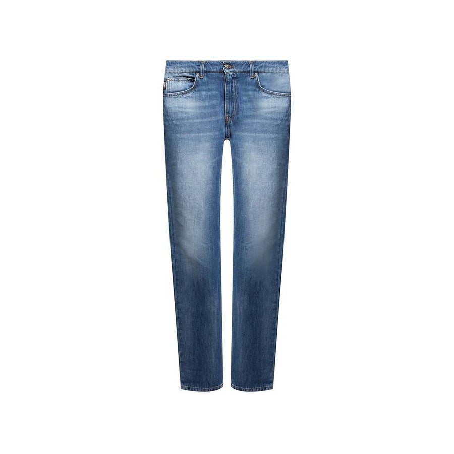 Versace 100% cotton jeans in blue