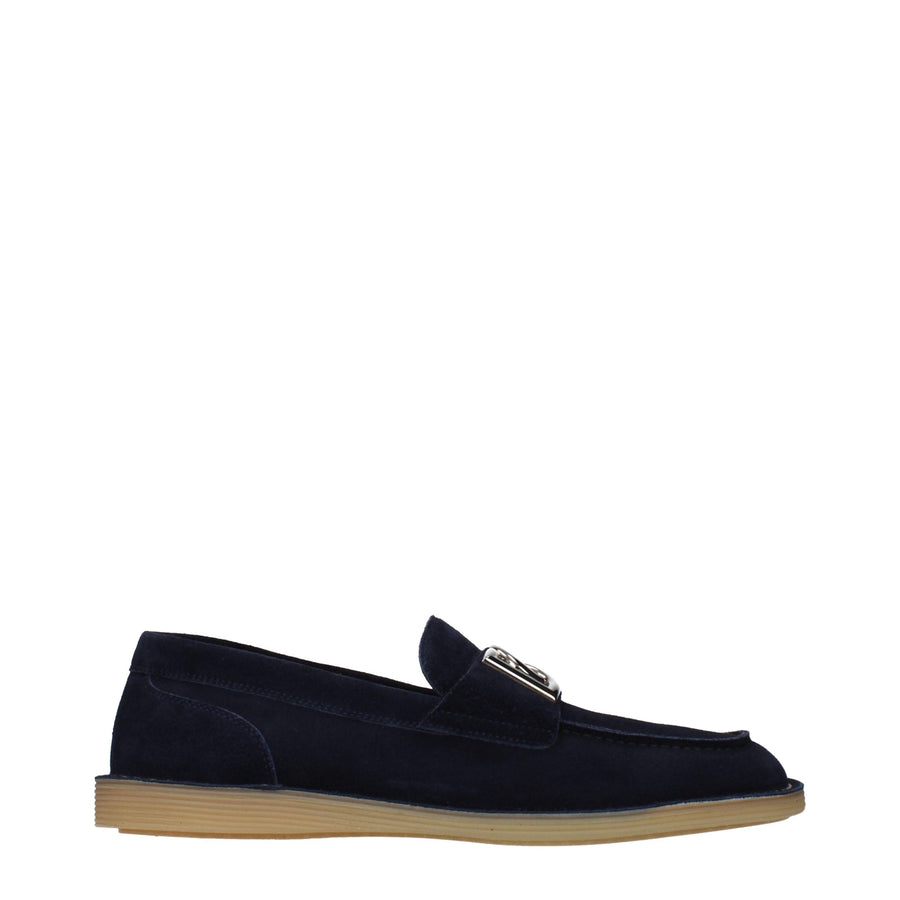 Dolce & Gabbana Suede loafer in navy