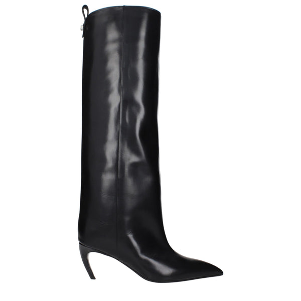 The Attico heel boot in black