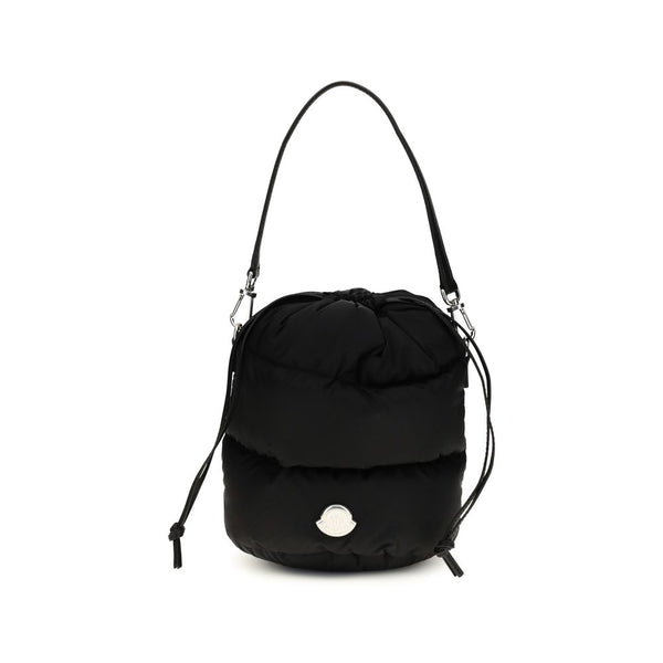 Moncler 100% Polyamide bucket bag in black