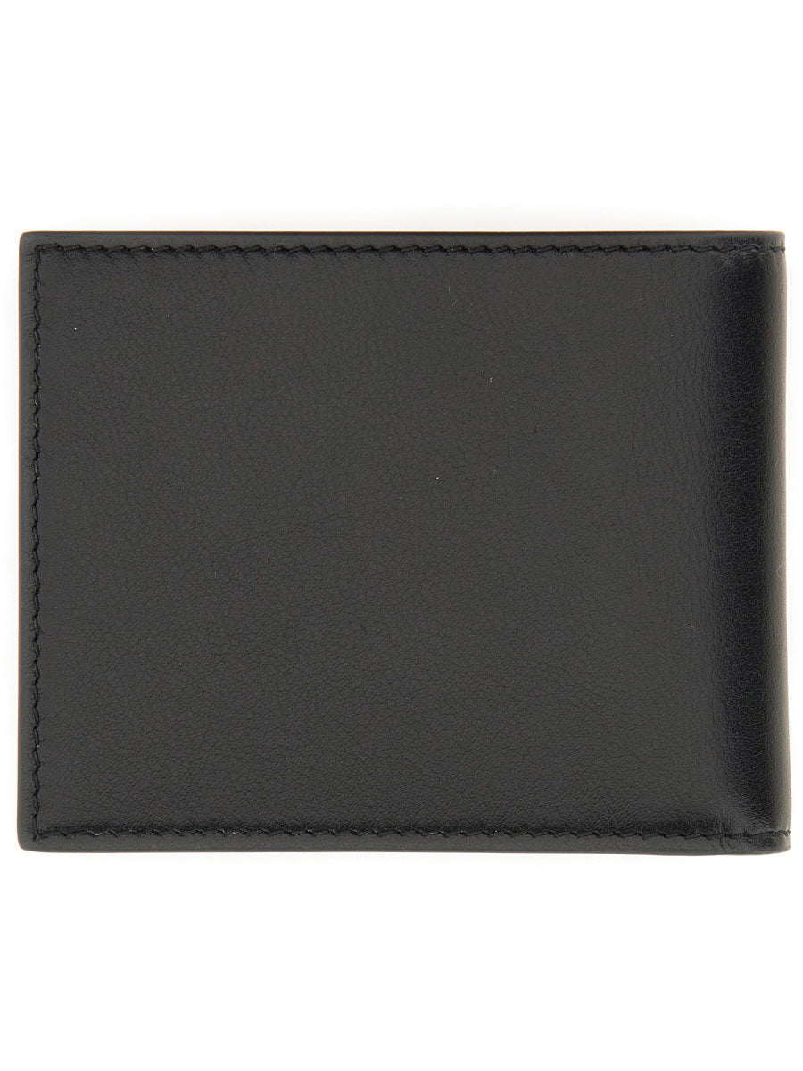 Wallet With Logo Black Lb Calf & Purses