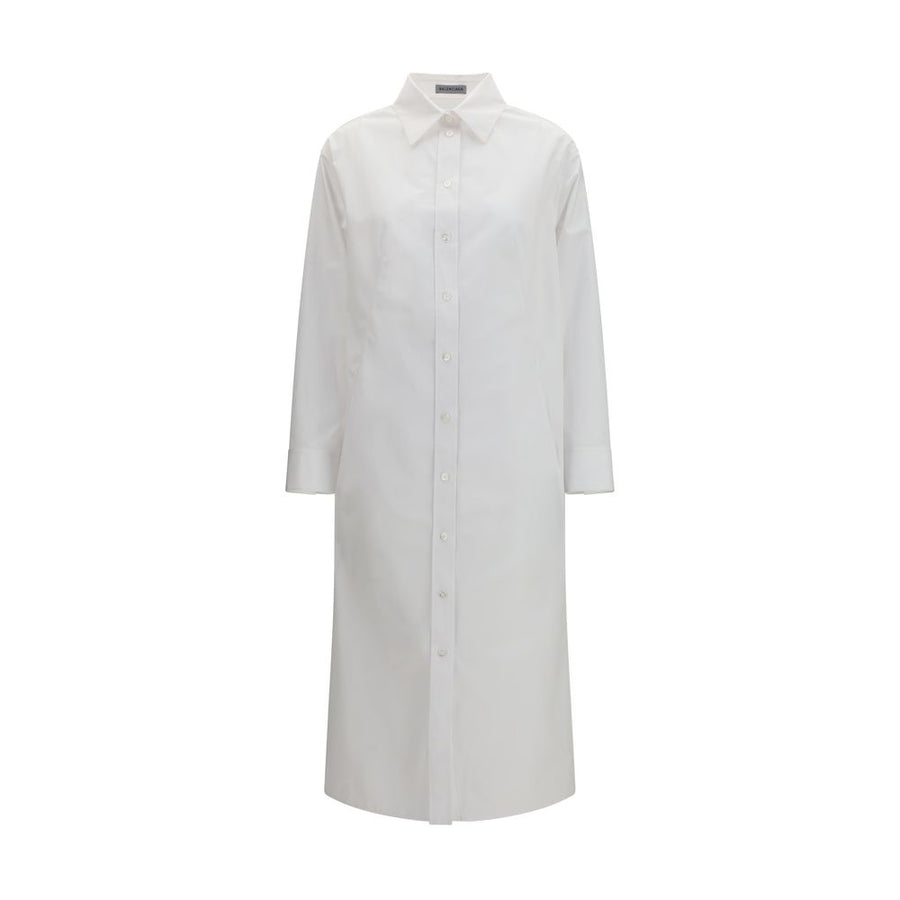 Balenciaga 100% Cotton dress in white