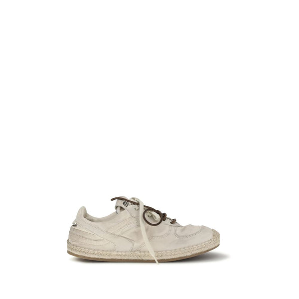 Miu Miu 100% Cotton sneaker in beige
