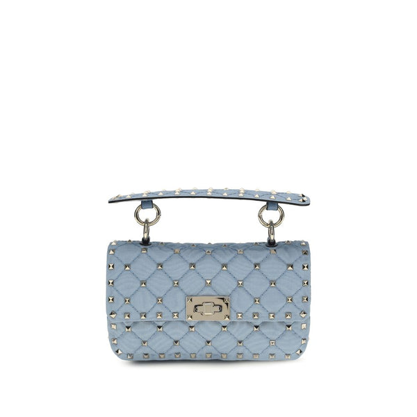 Valentino Garavani 100% Viscose shoulder bag in blue