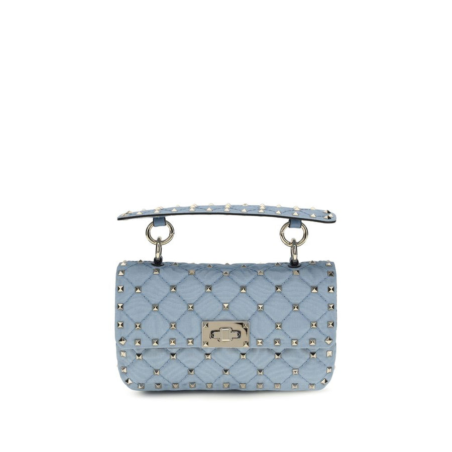 Valentino Garavani 100% Viscose shoulder bag in blue