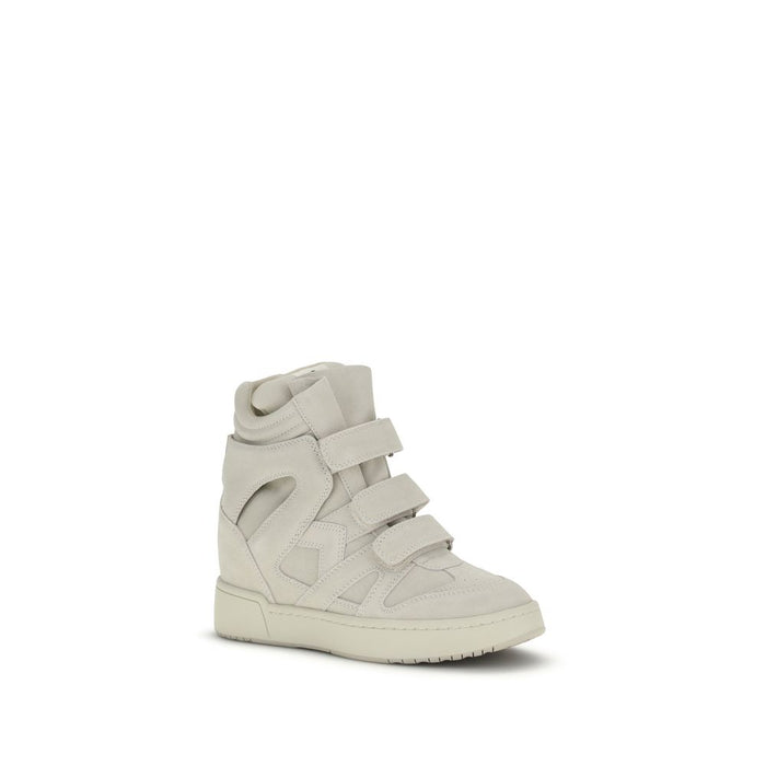 Isabel Marant 100% Calf Leather Bos Taurus sneaker in beige — view 2