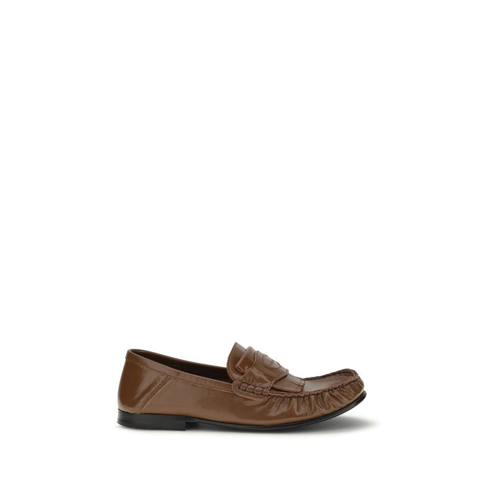 Marni 100% Lamb Ovis Aries loafer in brown
