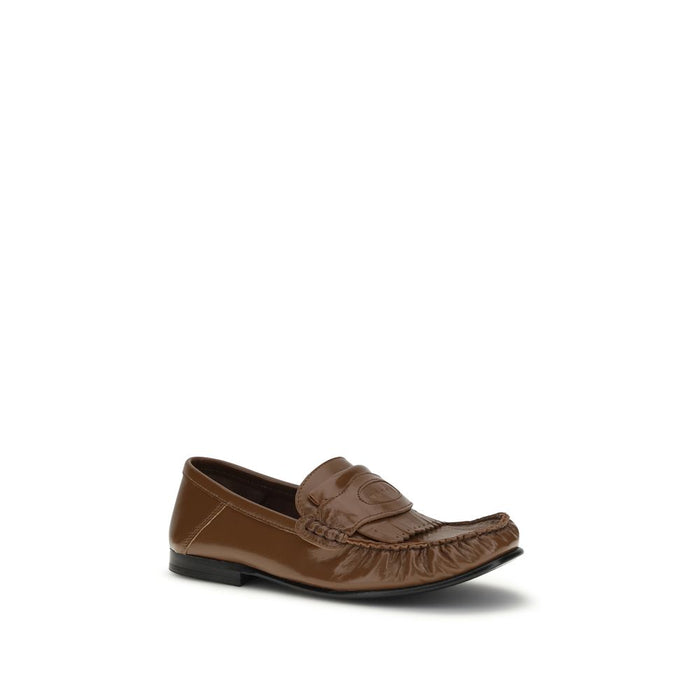Marni 100% Lamb Ovis Aries loafer in brown — view 2