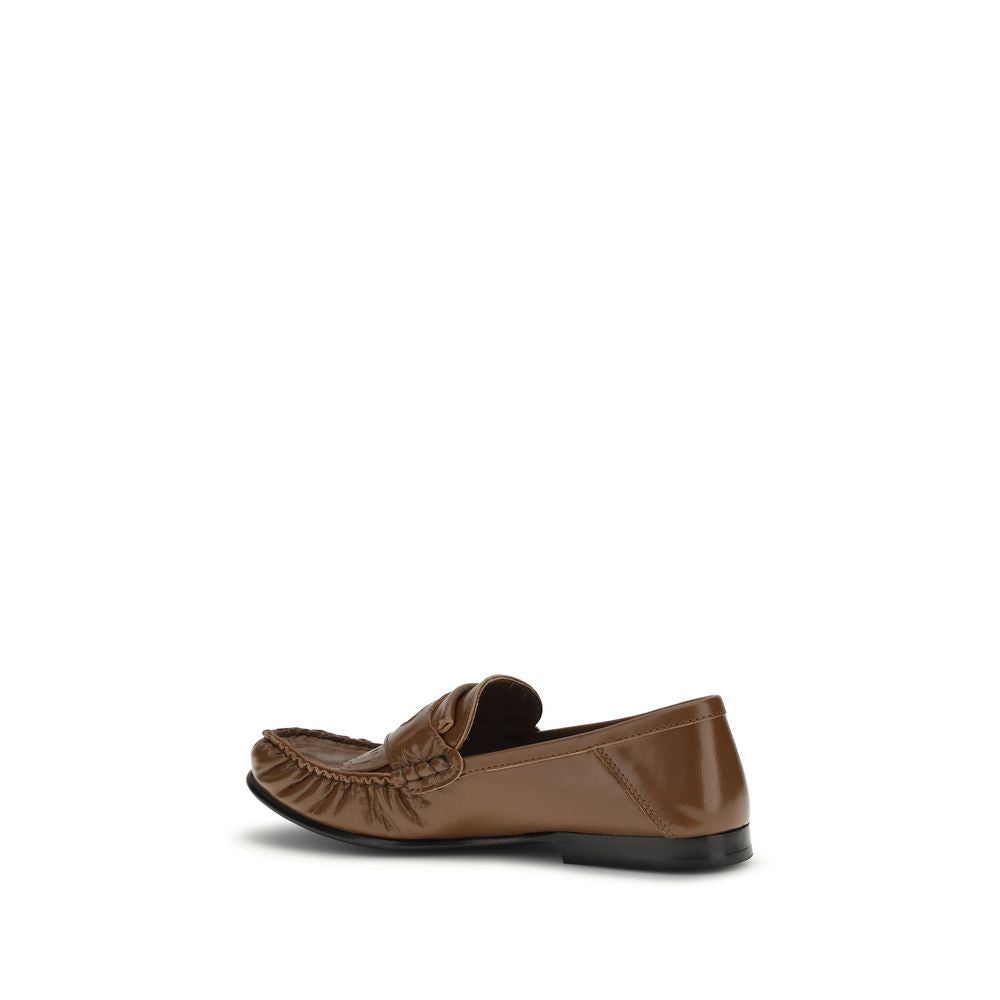 Marni 100% Lamb Ovis Aries loafer in brown — view 3