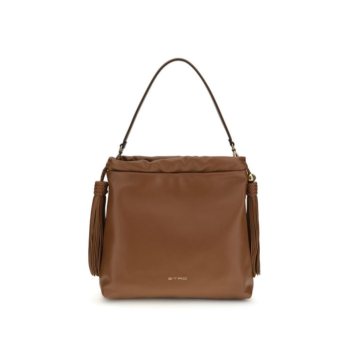 Brown Lamb Ovis Aries Shoulder Bag