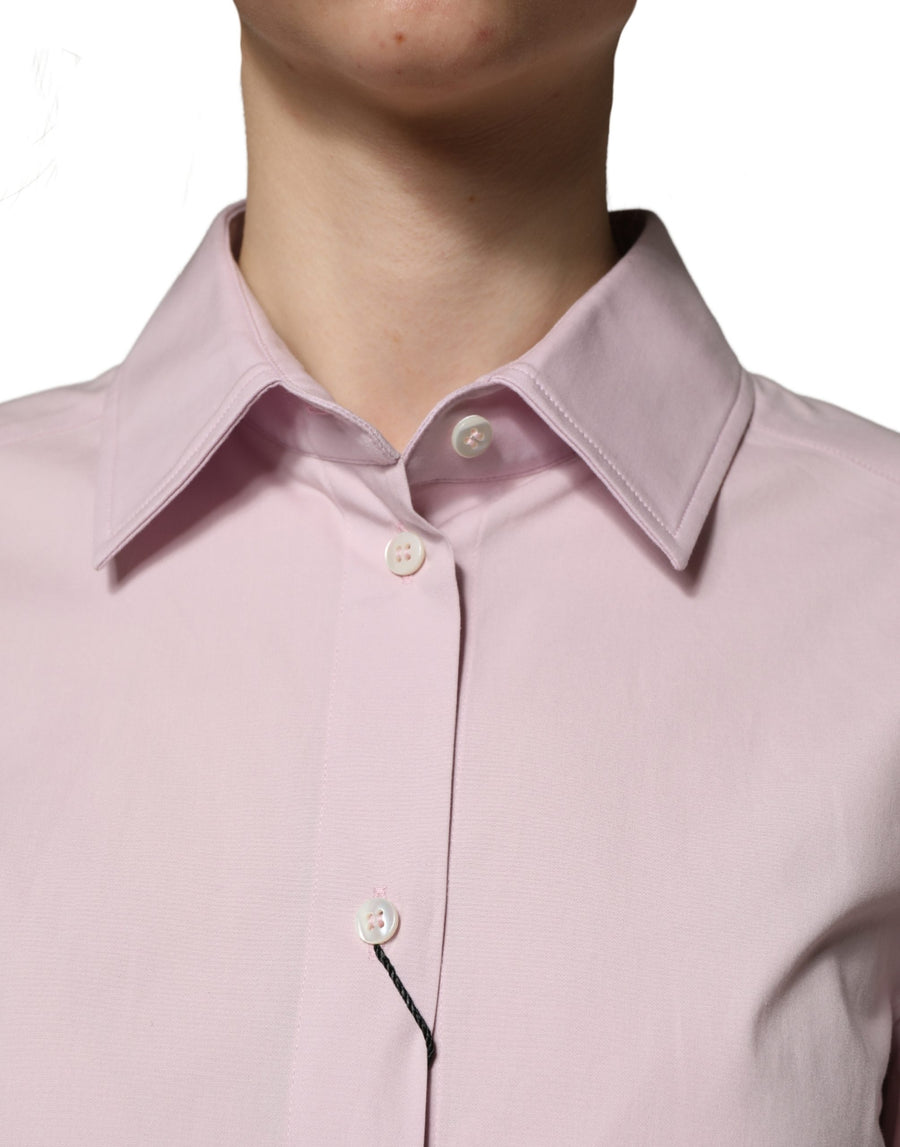 Dolce & Gabbana 97% Cotton 3% Elastane shirt in pink