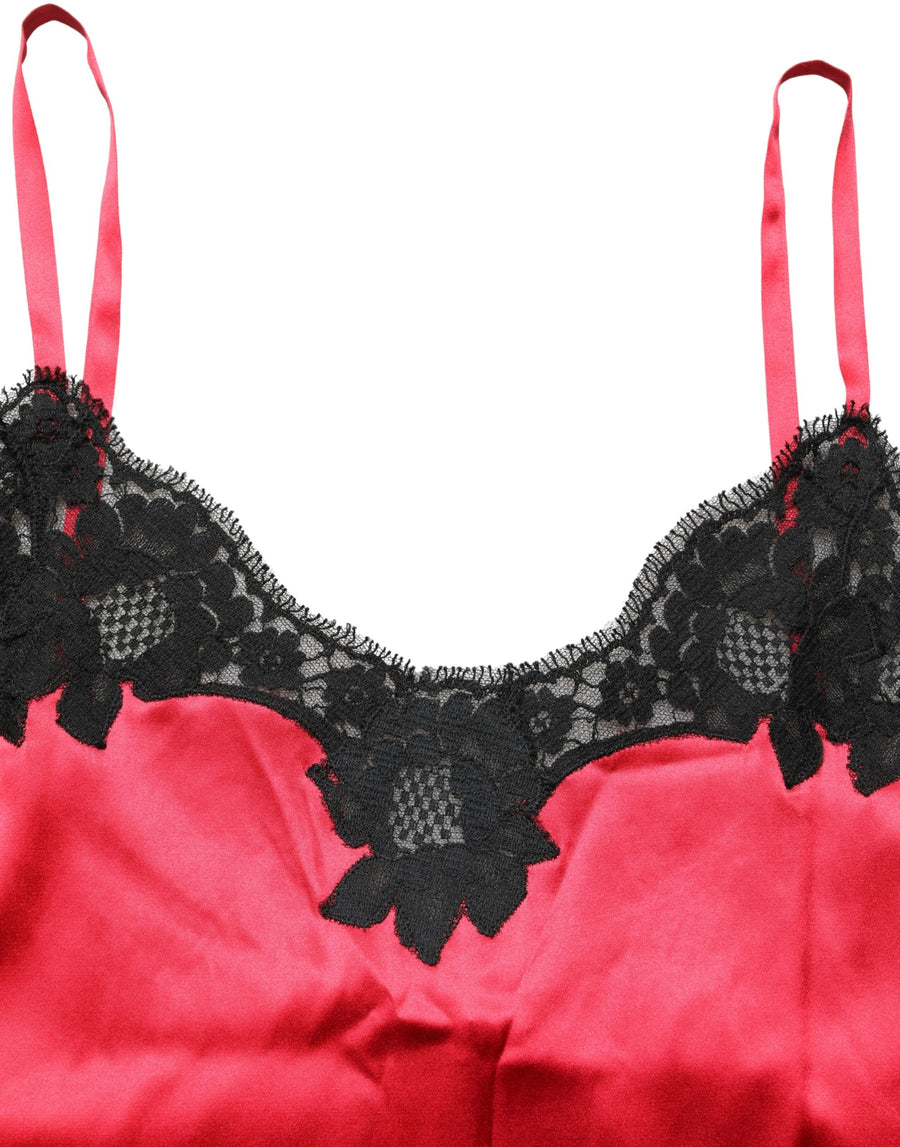 Dolce & Gabbana 94% Silk camisole in red