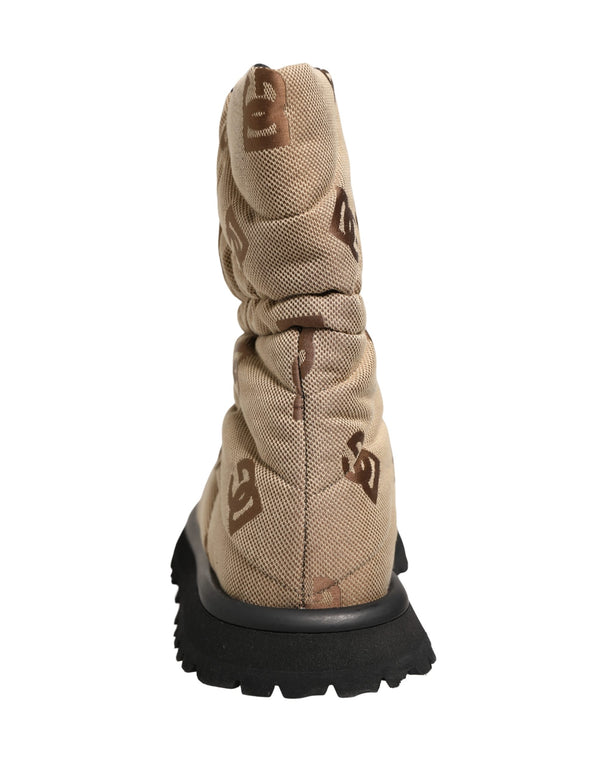 Dolce & Gabbana Nylon boot in brown