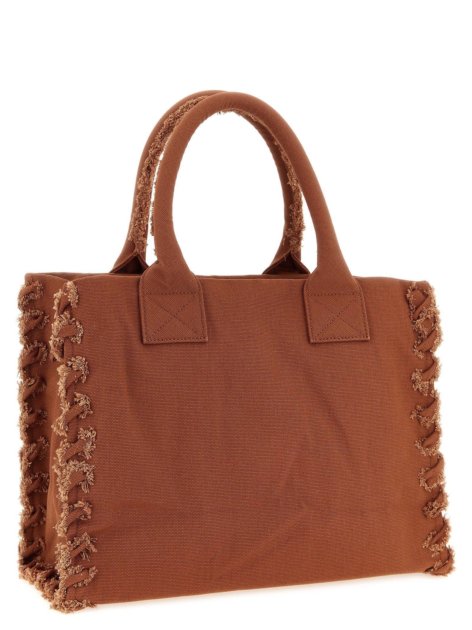 Medium Beach shopping bag Brown Cotton Tote