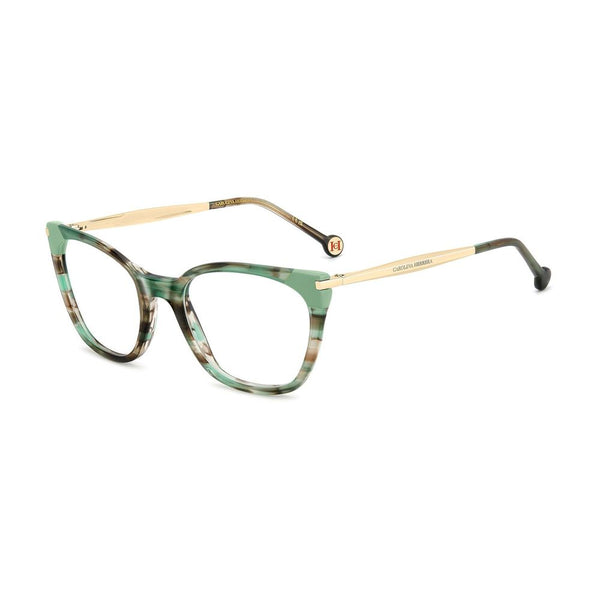Carolina Herrera CA-1065548 Acetate frame with gold-tone metal accents eyeglasses in green