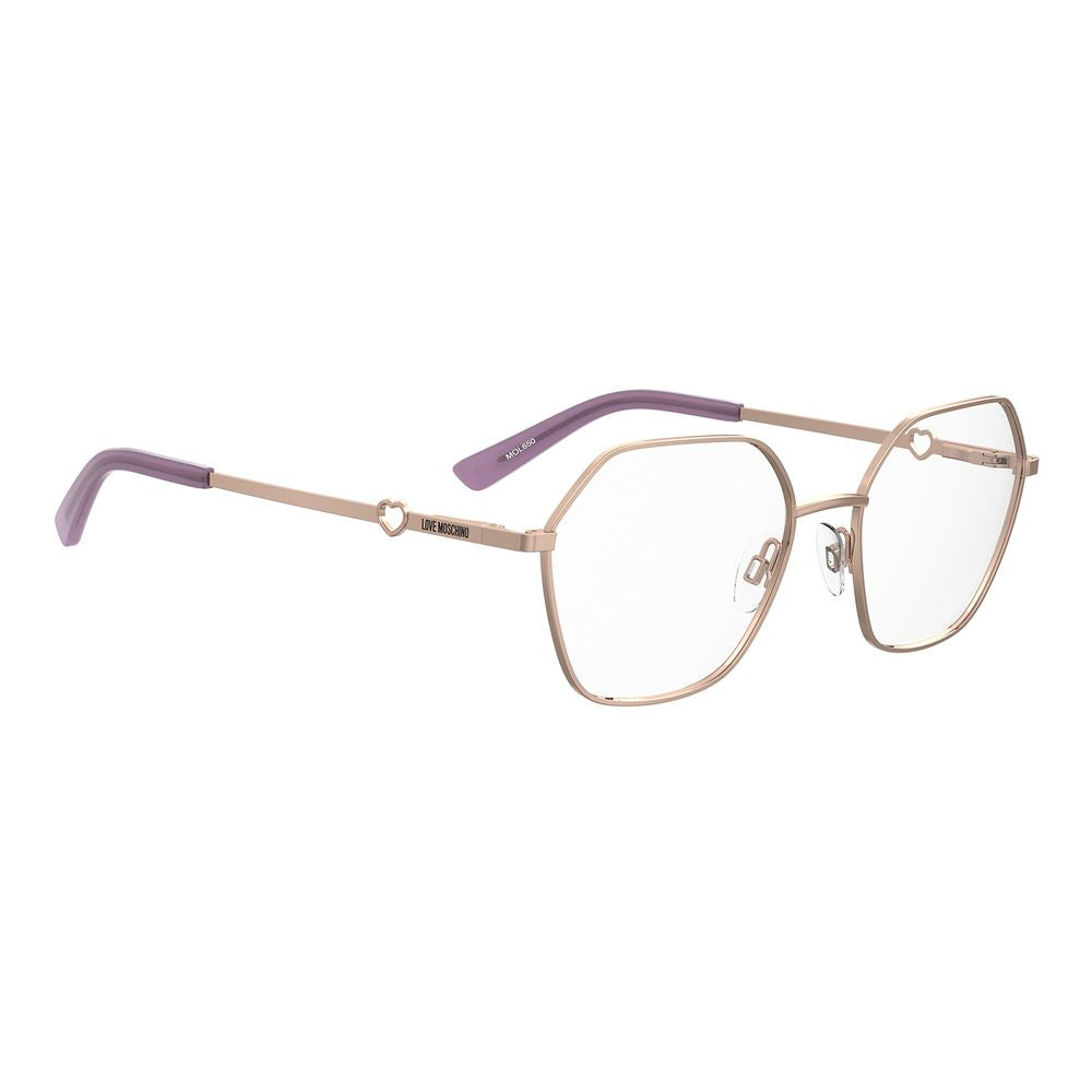 Rose Gold Metal Glasses (frames) Accessory