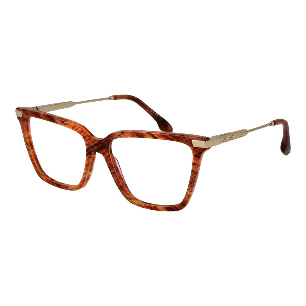 Orange Metal & Plastic Glasses (frames) Accessory