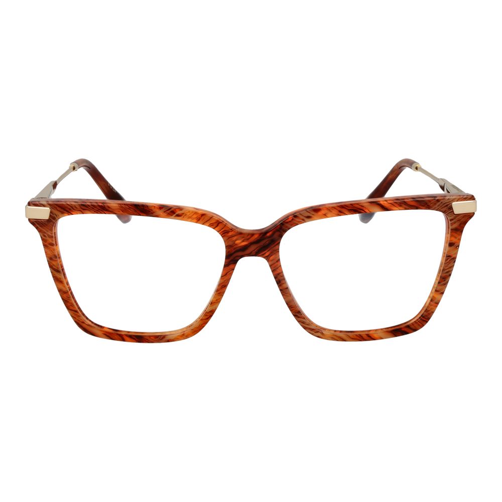 Orange Metal & Plastic Glasses (frames) Accessory