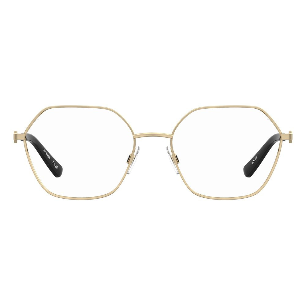 Gold Metal Glasses (frames) Accessory