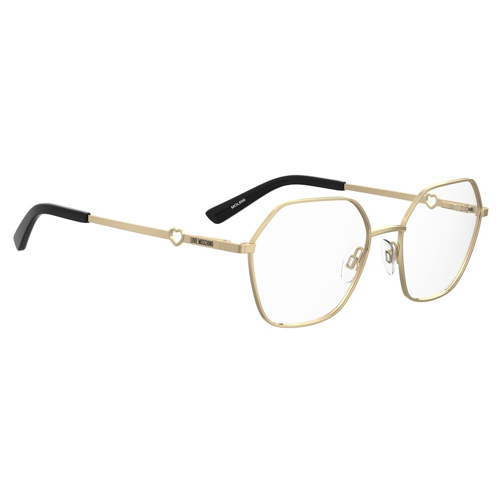 Gold Metal Glasses (frames) Accessory