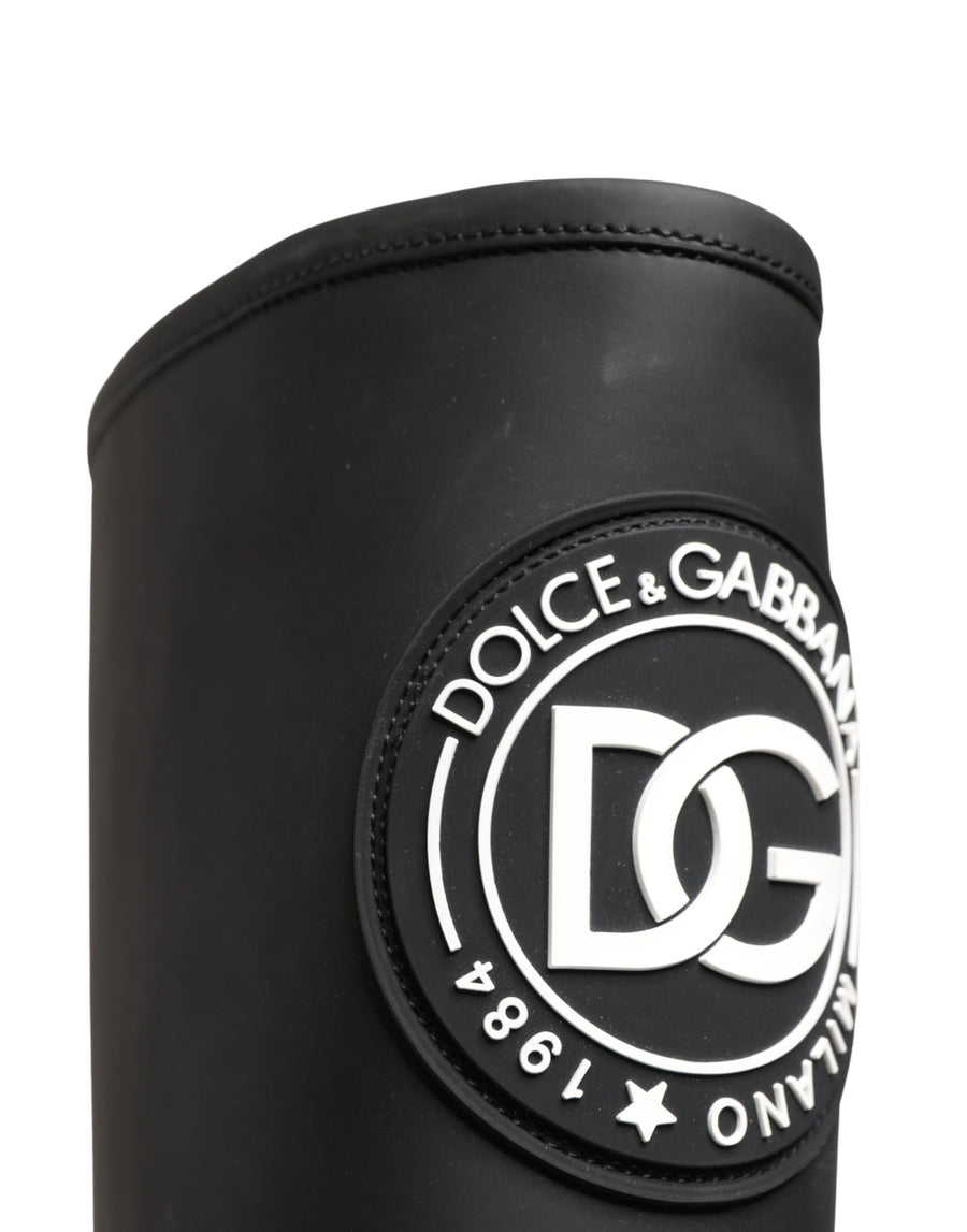 Dolce & Gabbana 43% Cotton boot in black
