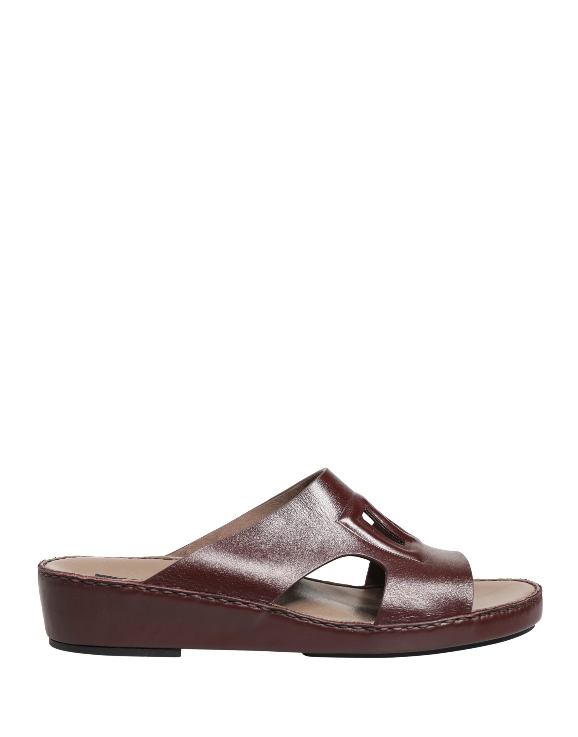 Dolce & Gabbana Leather sandals in maroon — view 8
