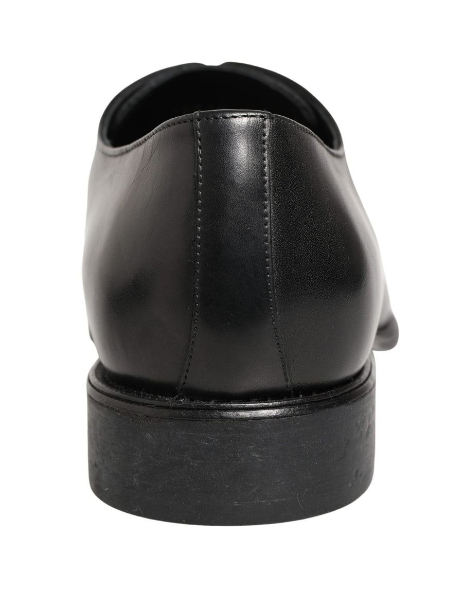 Dolce & Gabbana 100% Calfskin Leather derby shoe in black