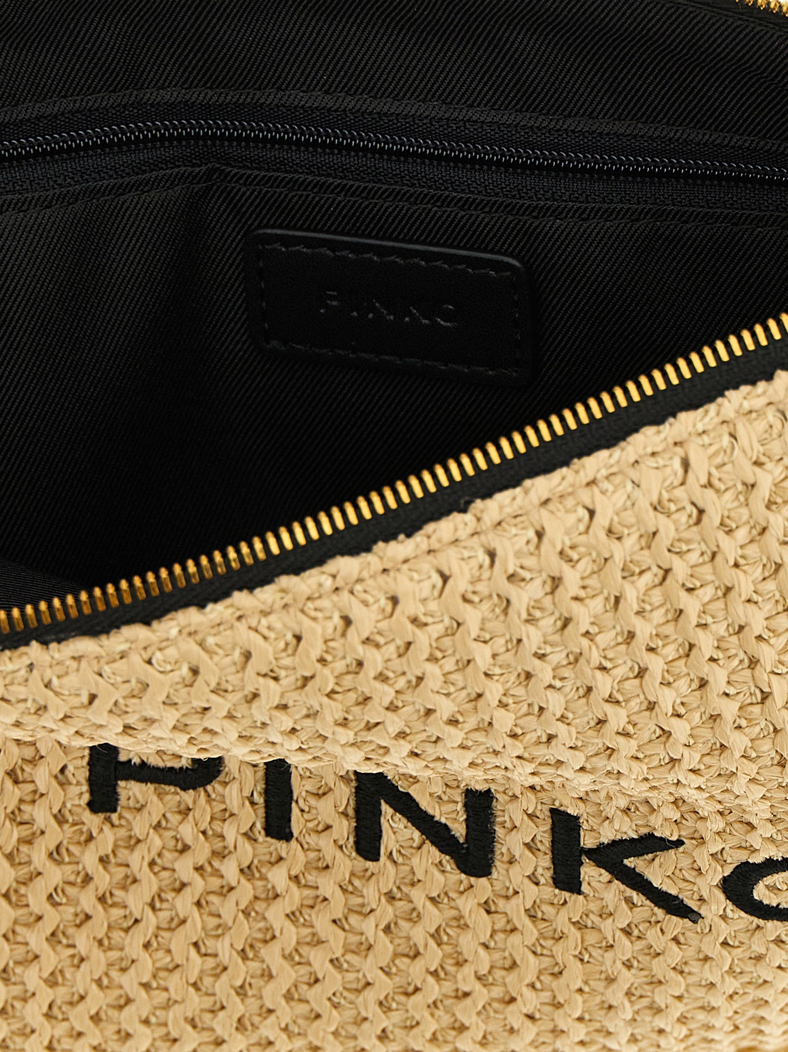 Raffia Clutch Beige Polypropylene