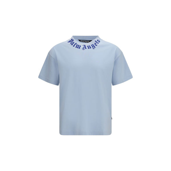 Palm Angels 100% Cotton t-shirt in blue