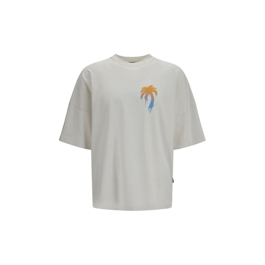 Palm Angels 100% Cotton t-shirt in white