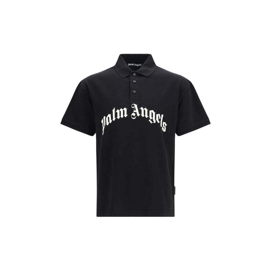 Palm Angels 100% Cotton polo in black