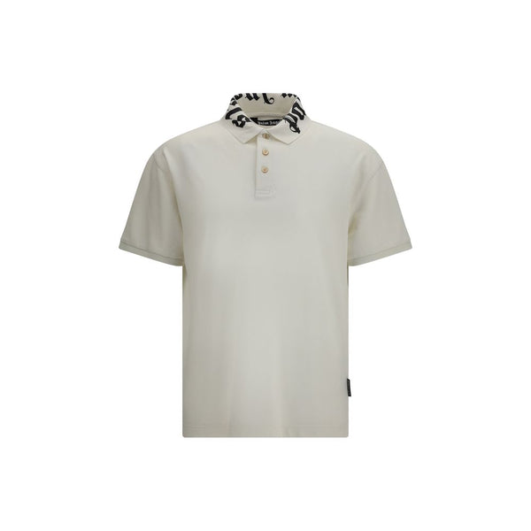 Palm Angels 100% Cotton polo shirt in white